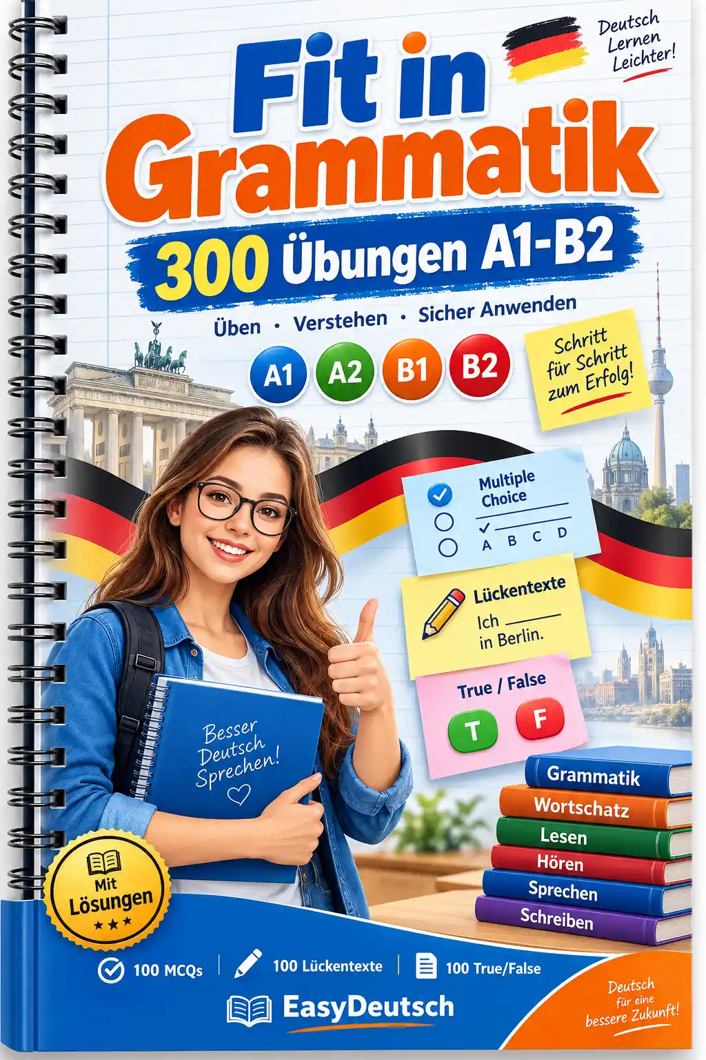 Fit in Grammatik – 300 Übungen A1-B2